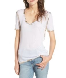 Zadig  amp  Voltaire Tino Foil Tee   Nordstrom at Nordstrom